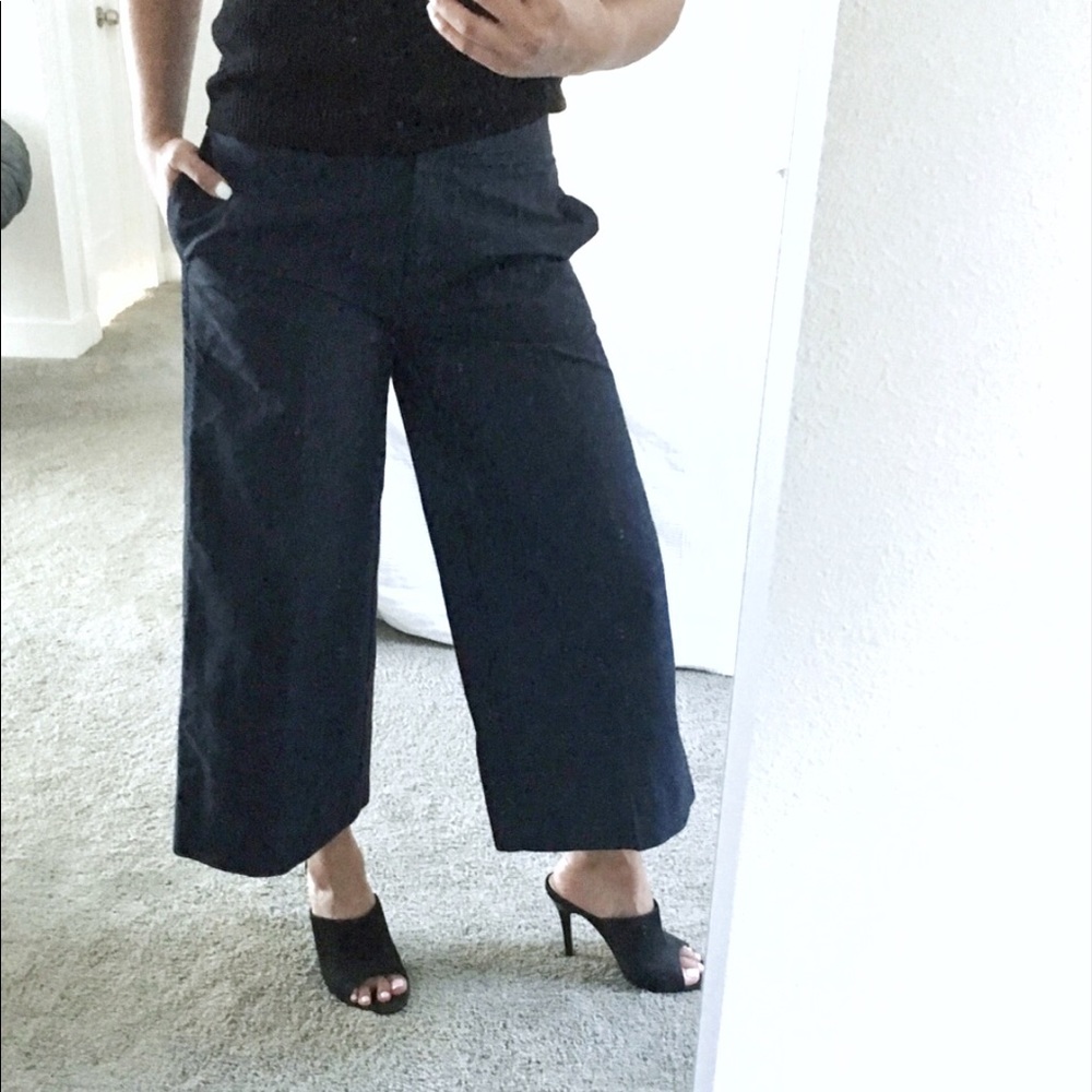 Classic Navy Blue Culottes